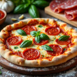 découvrez une recette facile et délicieuse de pizza au salami, parfaite pour un repas savoureux à préparer rapidement chez vous.